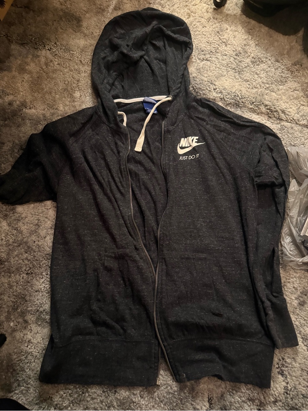 Nike Black Zip-Up Hoodie Jacket